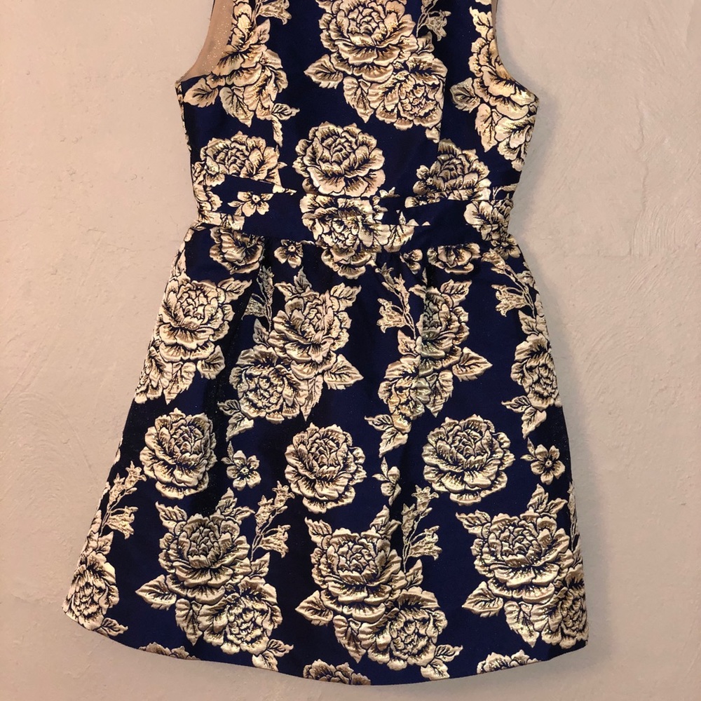 Navy & Hold Dress